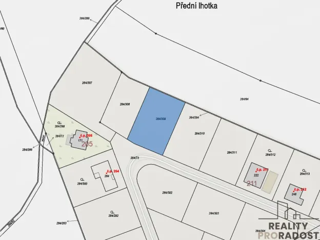 Prodej pozemku pro bydlení, Bavoryně, 1103 m2