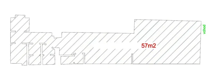 Pronájem obchodního prostoru, Teplice, 57 m2