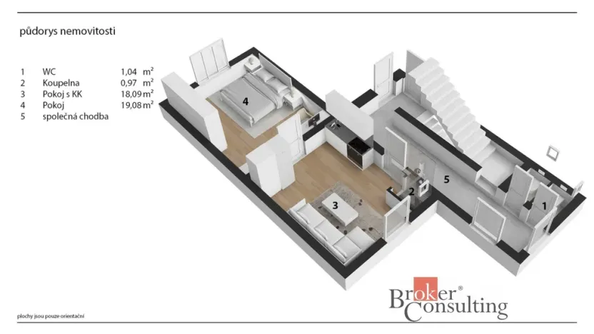 Prodej bytu 2+kk, Dvůr Králové nad Labem, Klazarova, 40 m2