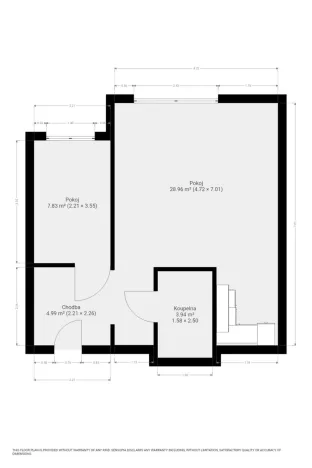 Pronájem bytu 2+kk, Brno, Elplova, 46 m2