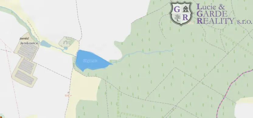 Prodej rybníku, Křivsoudov, 26509 m2