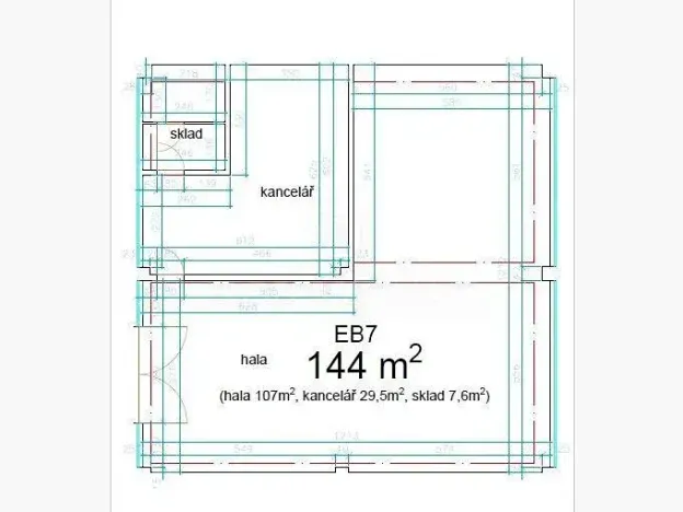 Pronájem skladu, Praha - Michle, Magistrů, 341 m2