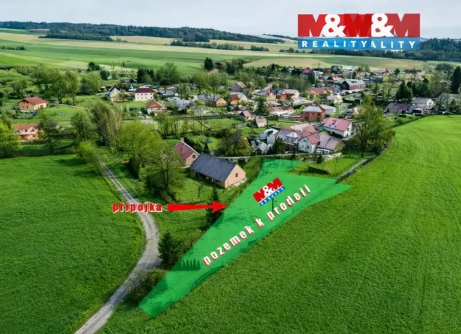Prodej pozemku pro bydlení, Bystřice nad Pernštejnem - Domanín, 1716 m2