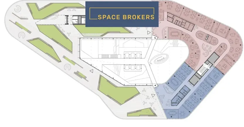Pronájem kanceláře, Praha - Chodov, Tomíčkova, 3006 m2