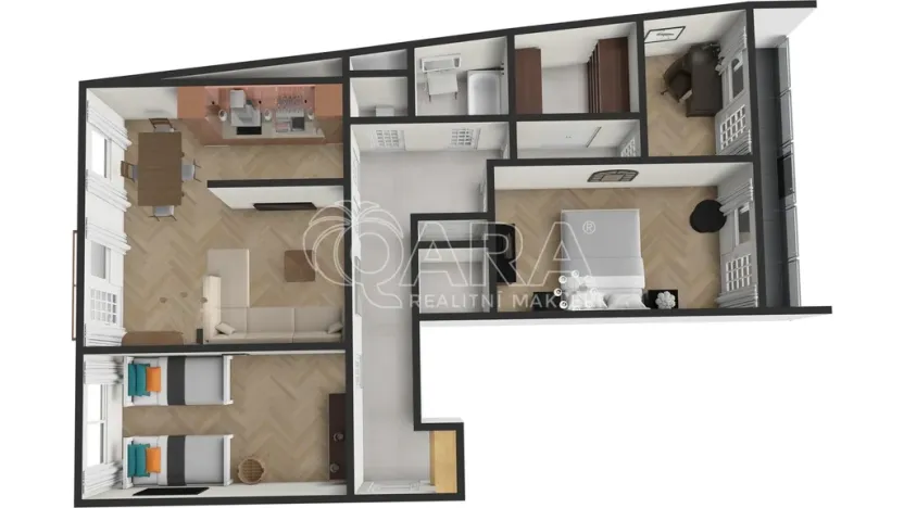 Prodej bytu 4+kk, Praha - Žižkov, Křivá, 91 m2