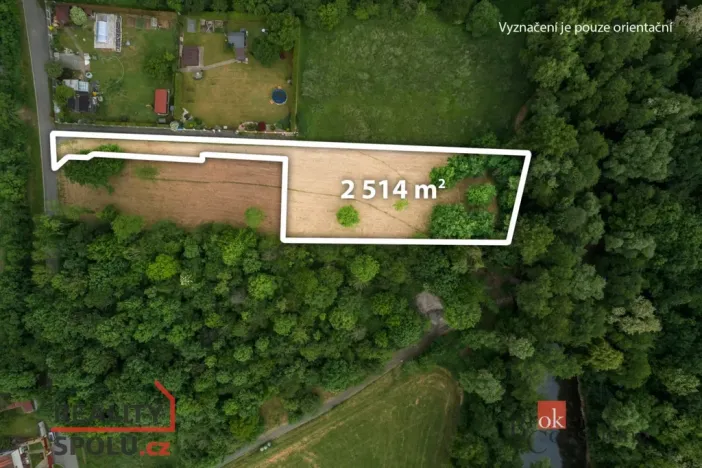 Prodej zahrady, Praha - Koloděje, 2514 m2