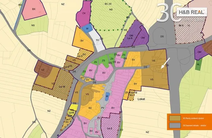 Prodej skladu, Loket, 4364 m2