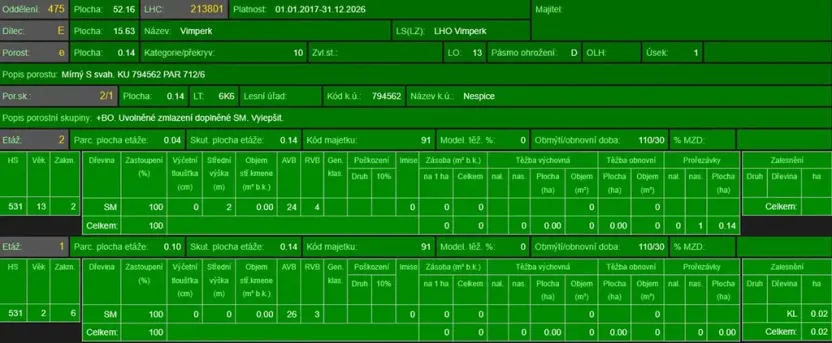 Prodej lesa, Vacov, 14711 m2