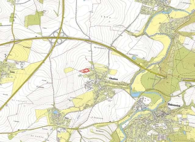 Prodej podílu pole, Útušice, 6943 m2