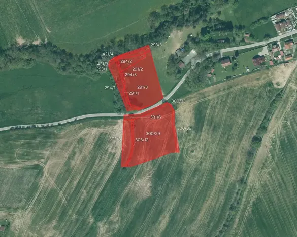 Prodej podílu pole, Útušice, 7596 m2