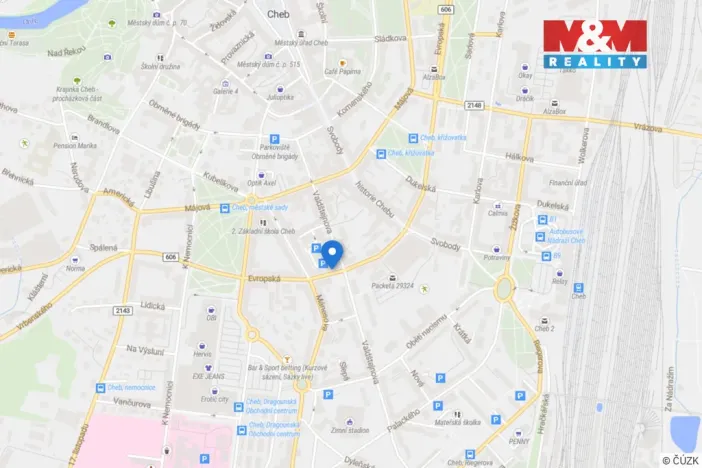 Pronájem bytu 3+1, Cheb, Evropská, 118 m2
