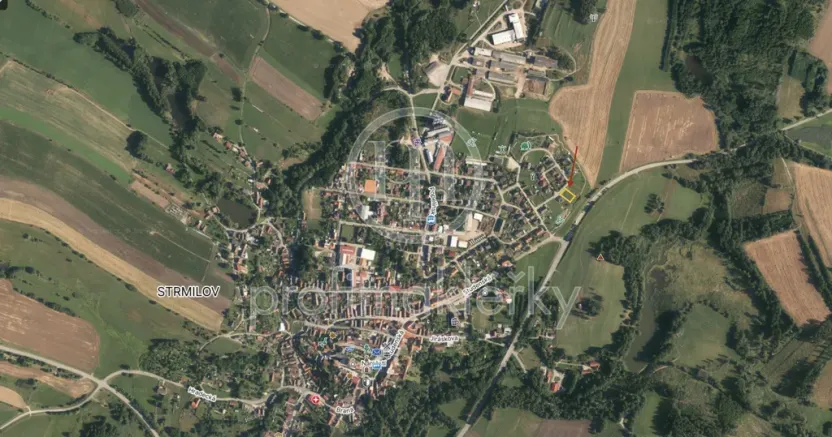 Prodej pozemku pro bydlení, Strmilov, Nové Sídliště, 1067 m2