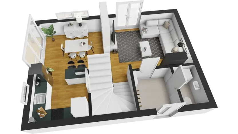 Prodej rodinného domu, Ptice, Hlavní, 86 m2