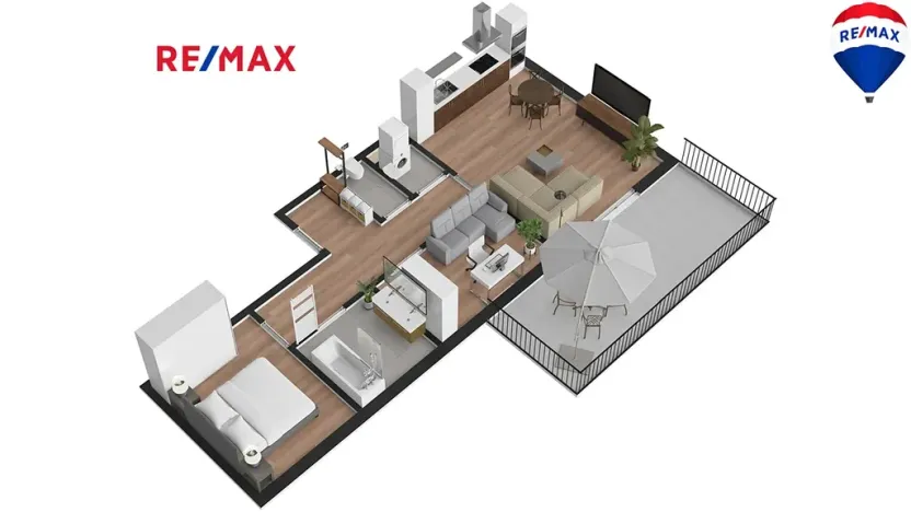 Pronájem bytu 3+kk, Česká Lípa, Jiráskova, 61 m2