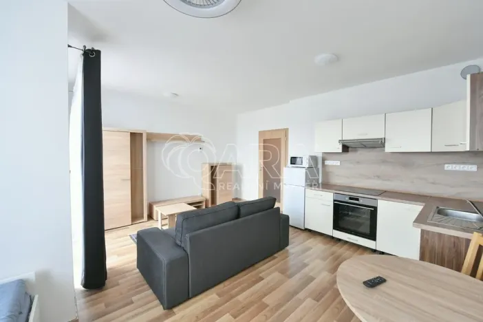 Pronájem bytu 1+kk, Praha - Uhříněves, Karla Guta, 34 m2