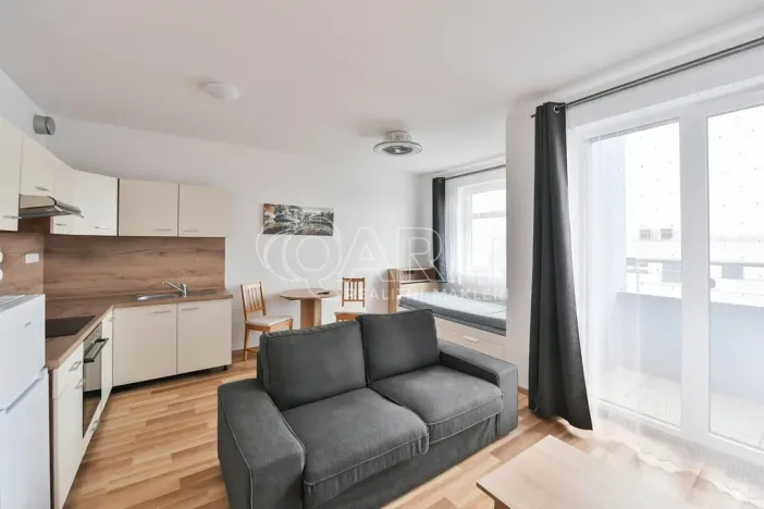 Pronájem bytu 1+kk, Praha - Uhříněves, Karla Guta, 34 m2