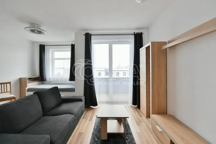 Pronájem bytu 1+kk, Praha - Uhříněves, Karla Guta, 34 m2