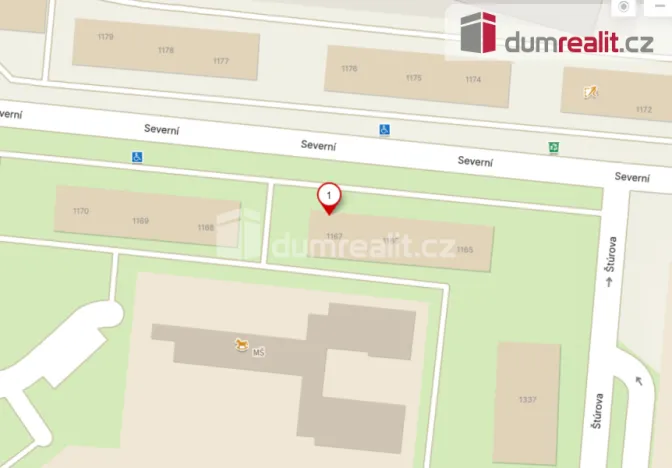 Pronájem bytu 2+1, Ostrov, Severní, 56 m2