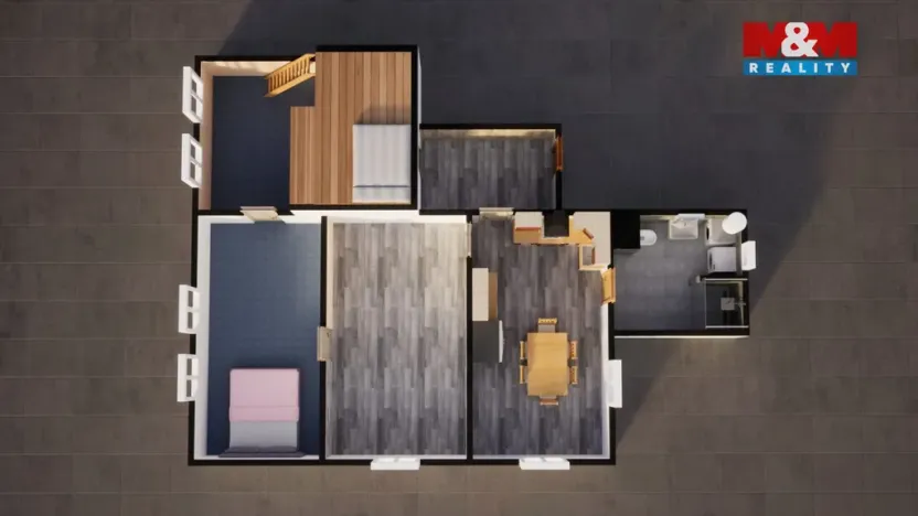 Prodej bytu 3+1, Desná - Desná II, Krkonošská, 100 m2