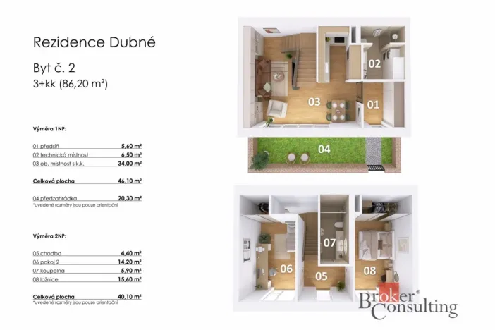 Prodej bytu 3+kk, Dubné, 90 m2