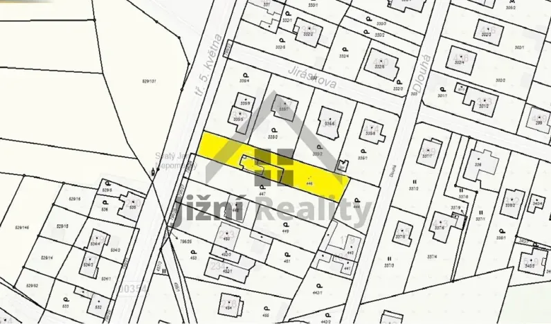 Prodej pozemku pro bydlení, Včelná, tř. 5. května, 981 m2