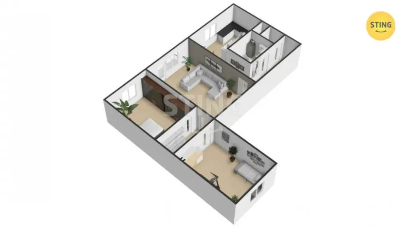 Prodej bytu 3+1, Přerov, Jasínkova, 73 m2