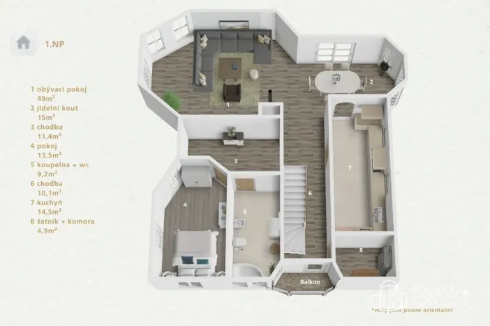 Prodej rodinného domu, Loket, Sokolovská, 335 m2