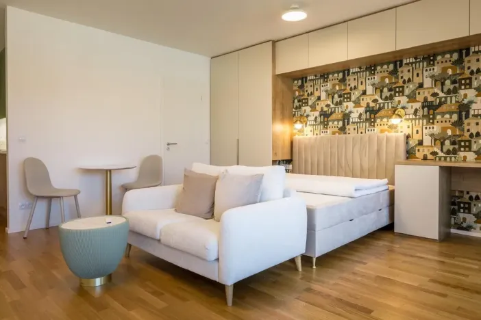 Pronájem bytu 1+1, Praha - Nové Město, Tyršova, 43 m2