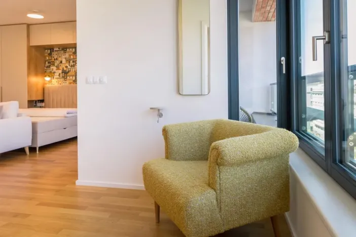 Pronájem bytu 1+1, Praha - Nové Město, Tyršova, 43 m2