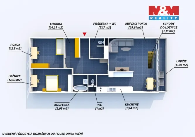 Prodej bytu 4+1, Praha - Krč, Točitá, 103 m2
