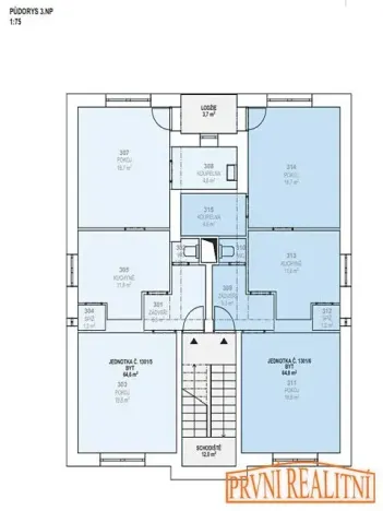 Prodej bytu 2+1, Uherský Brod, Ant. Dvořáka, 65 m2