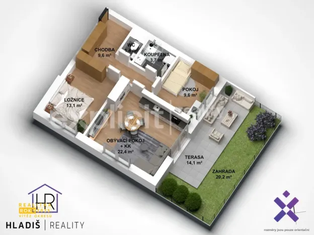 Prodej bytu 3+kk, Jablůnka, 60 m2