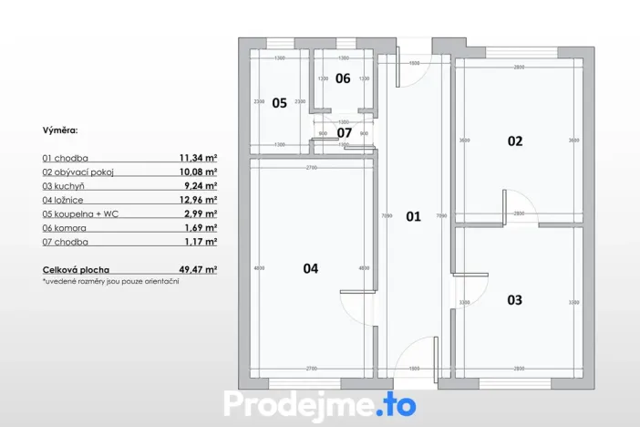Prodej rodinného domu, Horní Němčí, 50 m2