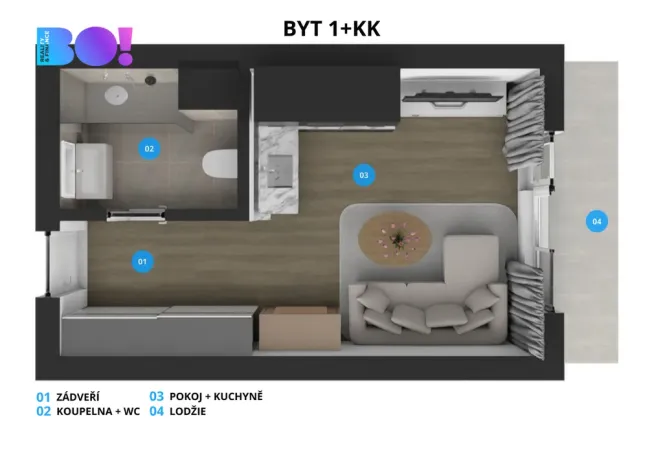 Prodej bytu 1+kk, Ostrava, Lumírova, 27 m2