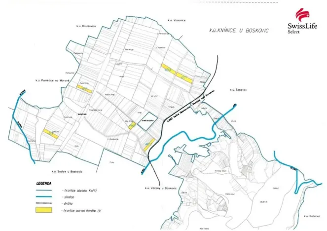 Prodej pole, Knínice, 75919 m2