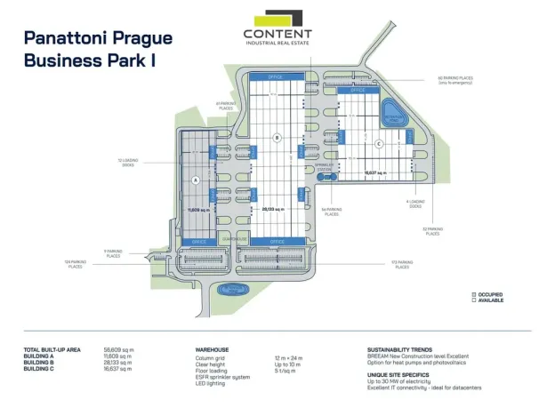 Pronájem výrobních prostor, Praha - Dolní Měcholupy, Kutnohorská, 16637 m2