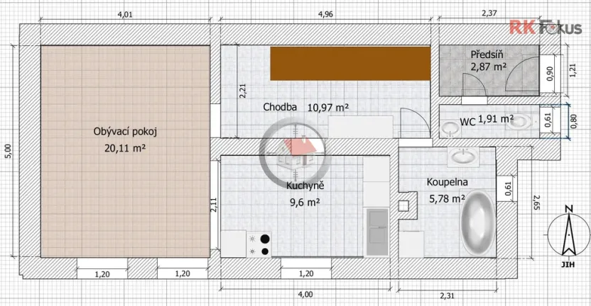Pronájem rodinného domu, Brtnice, Za Hospodou, 100 m2