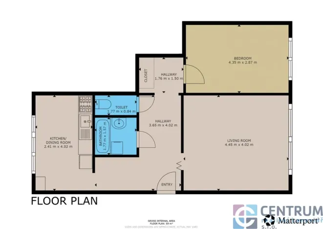 Pronájem bytu 2+1, Jablonec nad Nisou - Mšeno nad Nisou, Palackého, 56 m2