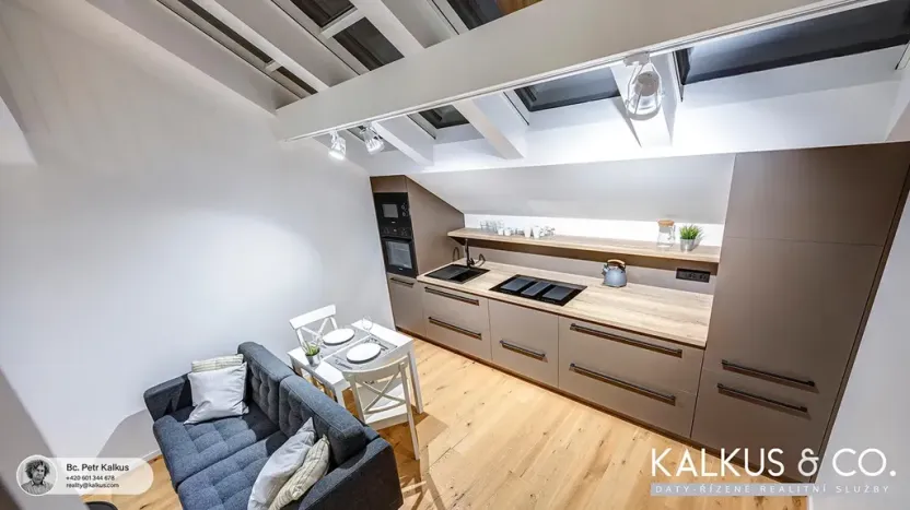 Pronájem atypického bytu, Hradec Králové, Eliščino nábřeží, 38 m2