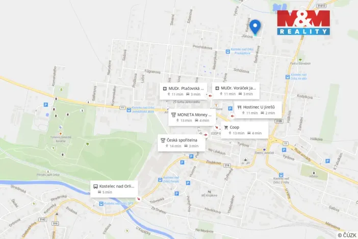 Prodej pozemku pro bydlení, Kostelec nad Orlicí, Jůnova, 571 m2