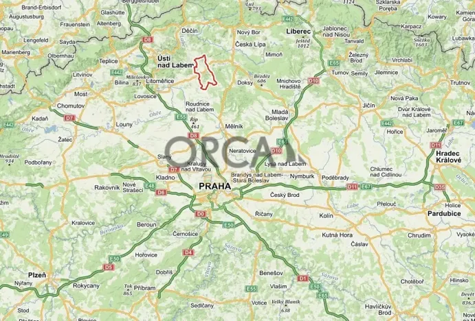 Prodej podílu lesa, Úštěk, 1451 m2