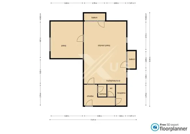 Prodej bytu 2+kk, Klíčany, Na Cihelně, 75 m2