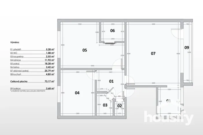 Prodej bytu 3+kk, Znojmo, Pod Soudním vrchem, 70 m2