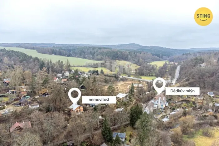 Prodej rodinného domu, Unhošť, Dědkův mlýn, 72 m2