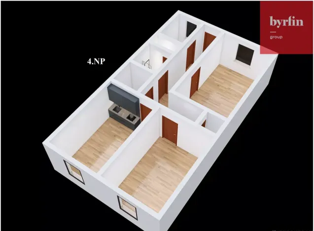 Pronájem bytu 3+kk, Opava, Kolářská, 83 m2