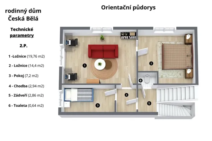 Prodej rodinného domu, Česká Bělá, 149 m2