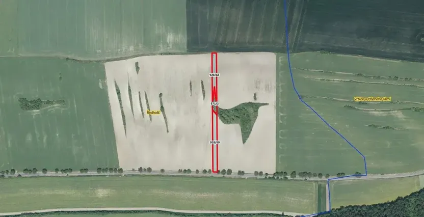 Prodej pole, Mšené-lázně, 3429 m2