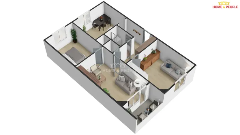 Prodej bytu 3+1, Jablonec nad Nisou - Mšeno nad Nisou, Mšenská, 72 m2