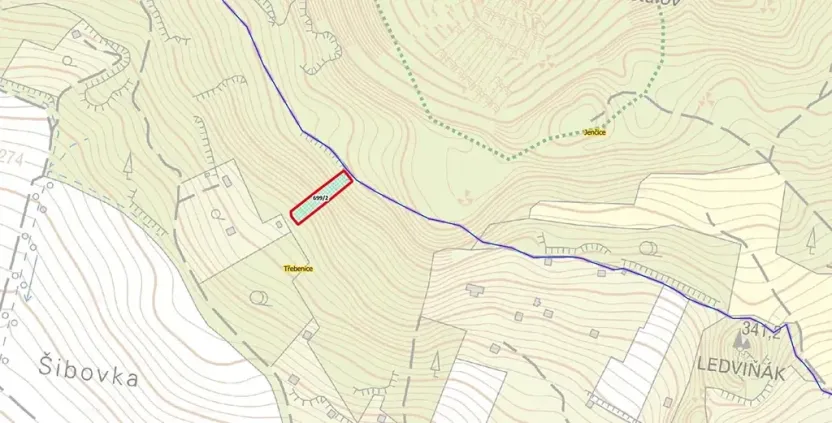 Prodej lesa, Třebenice, 1475 m2