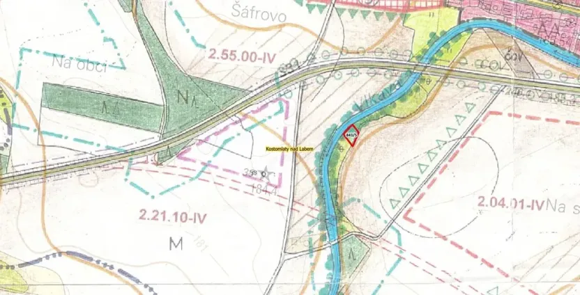 Prodej pozemku, Kostomlaty nad Labem, 478 m2
